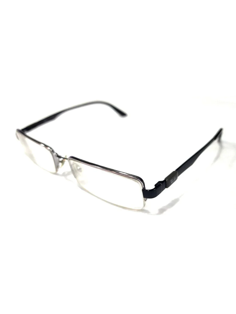 Ray Ban RB6156 2502 Silver Rectangle Eyeglasses 52-17 140